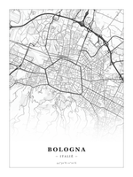 Steden poster Bologna - Klassiek - Zonder lijst