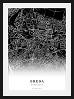 Steden poster Breda - Donker
