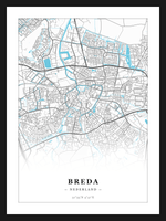 Steden poster Breda - Water