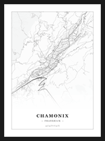 Steden poster Chamonix