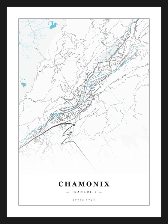 Steden poster Chamonix