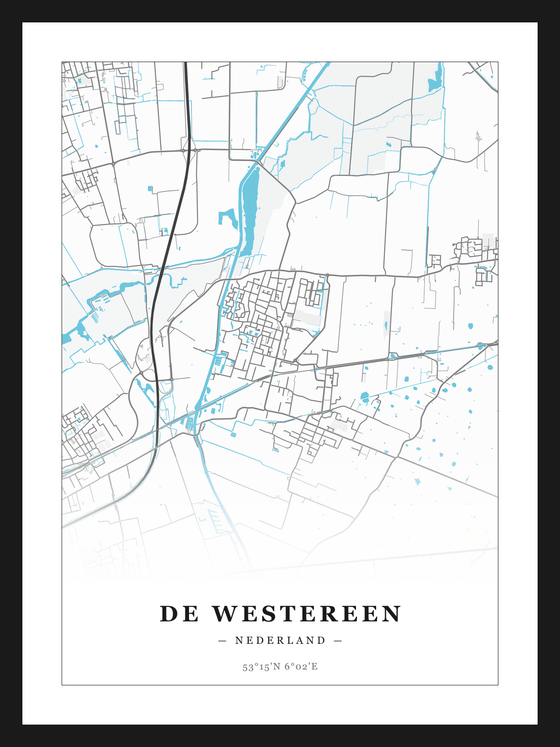 Steden poster De Westereen