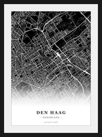 Steden poster Den Haag - Donker