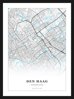 Steden poster Den Haag - Water