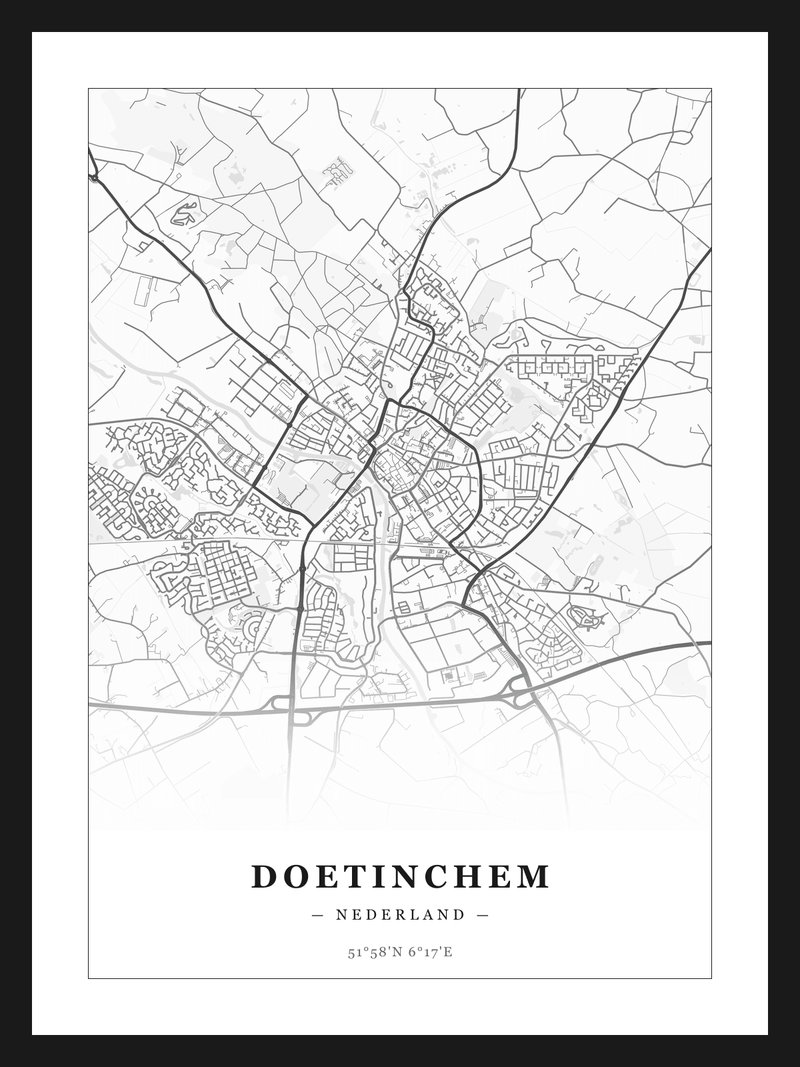 Steden poster Doetinchem - Klassiek