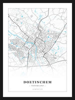 Steden poster Doetinchem - Water