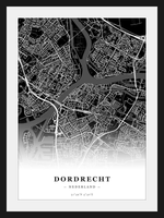 Steden poster Dordrecht - Donker