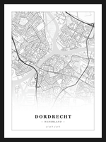 Steden poster Dordrecht - Klassiek