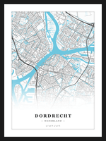 Steden poster Dordrecht - Water