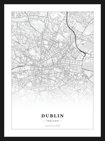 Steden poster Dublin - Klassiek