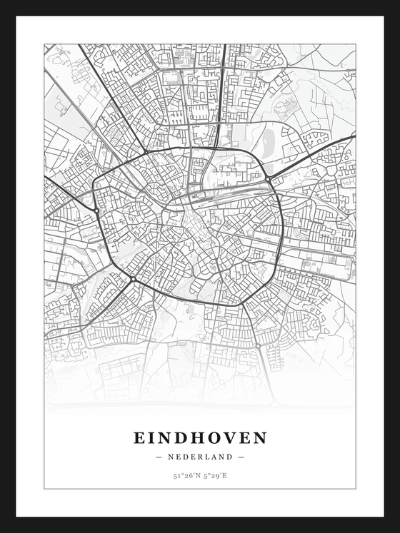Steden poster Eindhoven - Klassiek