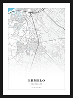 Steden poster Ermelo - Water