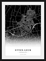 Steden poster Etten-Leur - Donker