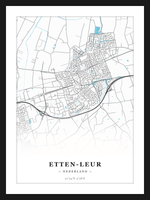 Steden poster Etten-Leur - Water