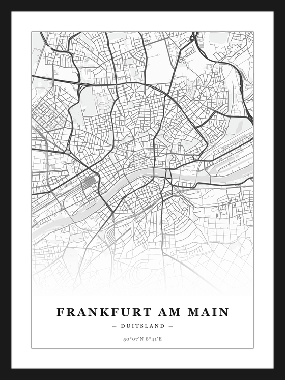 Steden poster Frankfurt am Main