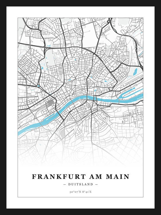 Steden poster Frankfurt am Main
