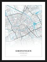Steden poster Groningen