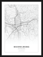 Steden poster Heidelberg - Klassiek