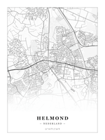 Steden poster Helmond - Klassiek - Zonder lijst