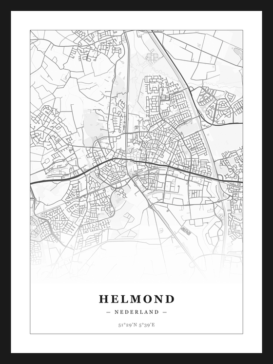 Steden poster Helmond