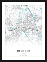 Steden poster Helmond - Water