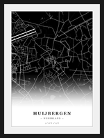 Steden poster Huijbergen - Donker