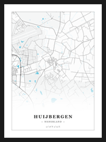 Steden poster Huijbergen - Water