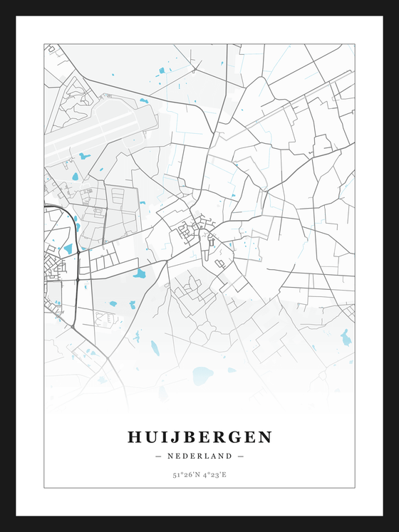 Steden poster Huijbergen