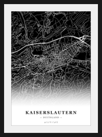 Steden poster Kaiserslautern - Donker