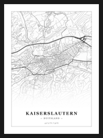Steden poster Kaiserslautern - Klassiek