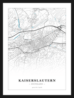 Steden poster Kaiserslautern - Water