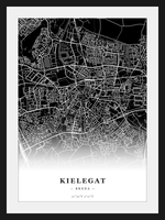 Steden poster Kielegat (Breda) - Donker