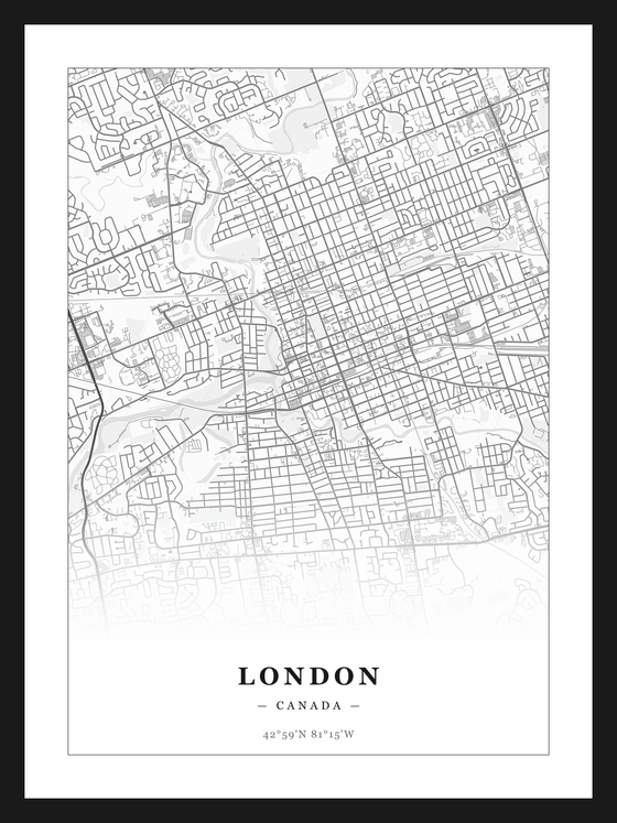 Steden poster London - Klassiek