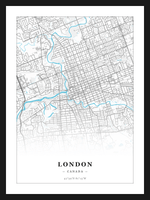 Steden poster London - Water