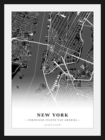Steden poster New York - Donker