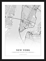 Steden poster New York - Klassiek