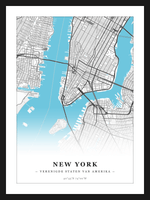 Steden poster New York - Water