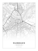 Steden poster Nijmegen - Klassiek - Zonder lijst