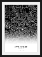 Steden poster Nürnberg - Donker