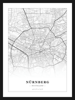 Steden poster Nürnberg - Klassiek