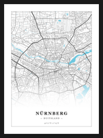 Steden poster Nürnberg - Water
