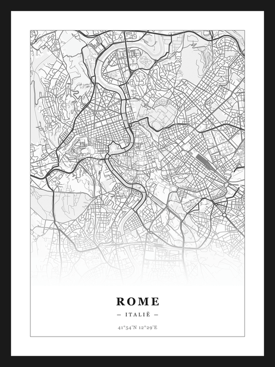 Steden poster Rome - Klassiek