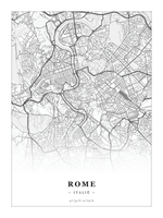 Steden poster Rome - Klassiek - Zonder lijst