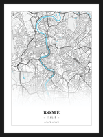 Steden poster Rome - Water