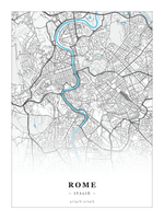 Steden poster Rome - Water - Zonder lijst