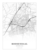 Steden poster Roosendaal - Klassiek - Zonder lijst