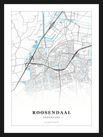 Steden poster Roosendaal - Water