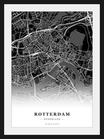 Steden poster Rotterdam - Donker