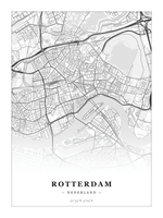 Steden poster Rotterdam - Klassiek - Zonder lijst