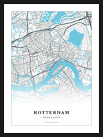 Steden poster Rotterdam - Water